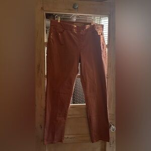 Soft Surroundings | Washed Dusty Pink Straight Leg